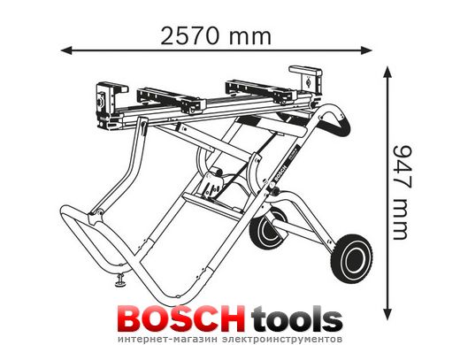 Пересувний верстат Bosch GTA 2500 W