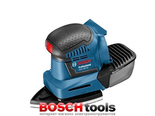 Аккумуляторная виброшлифмашина Bosch GSS 18V-10 Professional