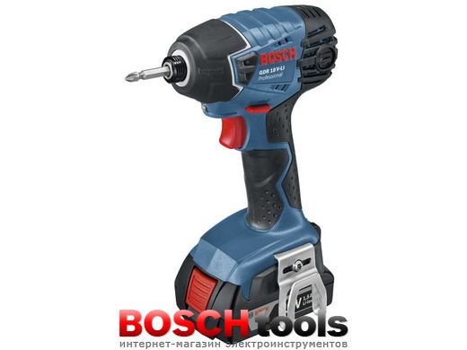 Акумуляторний ударний гайкокрут Bosch GDR 18 V-LI