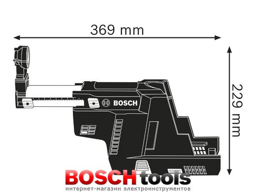 Пристрій пиловидалення Bosch GDE 18V-16 для GBH 18V-26