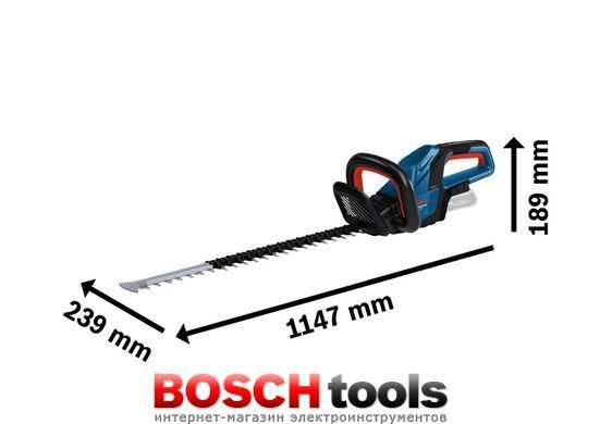 Аккумуляторный кусторез для живой изгороди GHE 18V-60 PROFESSIONAL