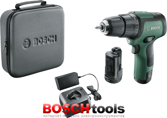 Двухскоростная аккумуляторная ударная дрель-шуруповерт Bosch Easy Impact 12