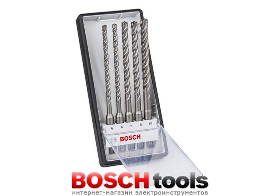 Наборы ударных сверл Bosch Robust Line SDS-plus-7X