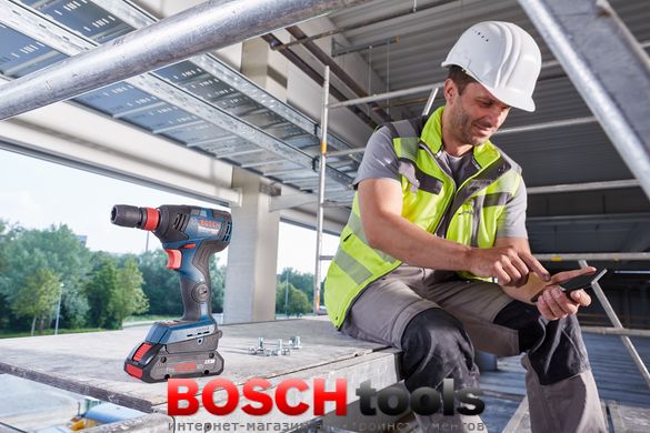 Аккумуляторный ударный гайковёрт Bosch GDX 18V-200 C + 1х АКБ ProCORE18V 4.0Ah + ЗУ GAL 18V-40