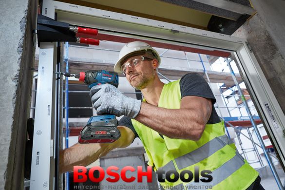 Акумуляторний ударний гайковерт Bosch GDX 18V-200 C + 1х АКБ ProCORE18V 4.0Ah + ЗП GAL 18V-40