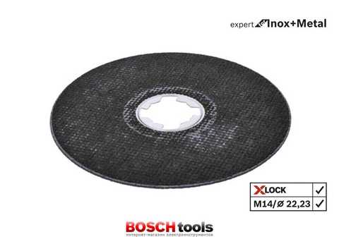 Круг отрезной Bosch X-Lock Standard for Inox 125х1х22,23 мм