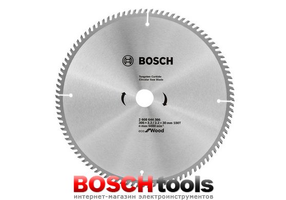 Пиляльний диск Bosch OptiLine ECO, Ø 305x30-100T
