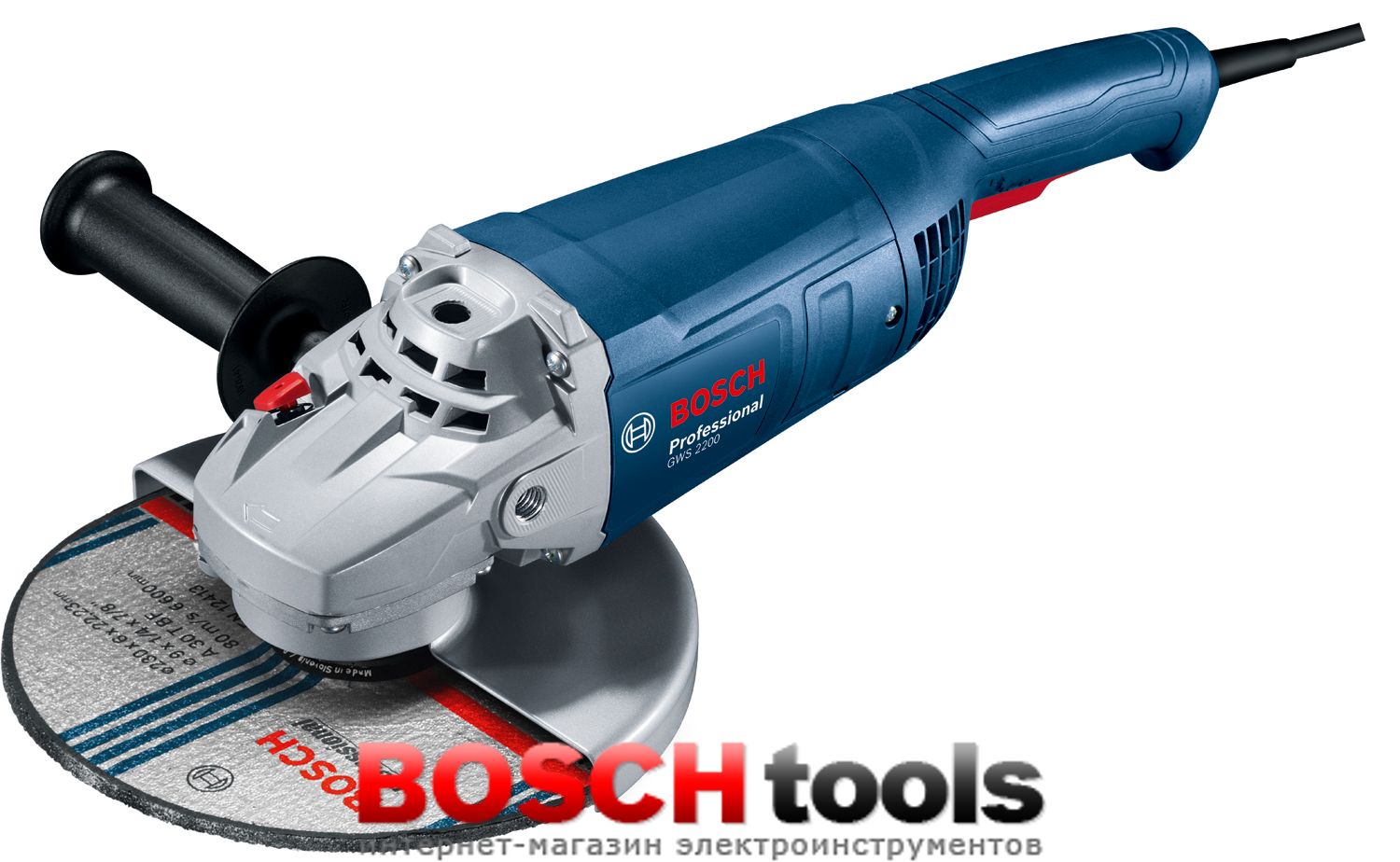 Угловая шлифмашина Bosch GWS 2200 (230 круг) - купить BOSCH 06018C1320 -  супер цена - BOSCHtools