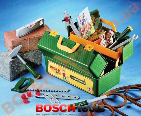 Детский игровой набор домашнего мастера Bosch (Klein 8547) в кейсе