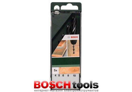 Набор винтовых сверл Bosch для древесины из 5 шт.