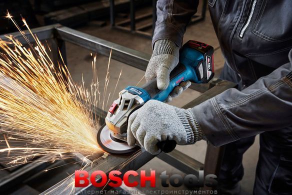 Набір акумуляторних інструментів Bosch Professional: дриль-шурупокрут GSB 18V-25, перфоратор GBH 18V-18, КШМ GWS 18V-8 з 2 акб GBA 18V 4.0 Ah і з/п GAL 18V-40 +  фірмова сумка для інструментів Bosch (Medium)