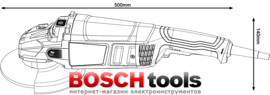 Кутова шліфувальна машина Bosch GWS 2200