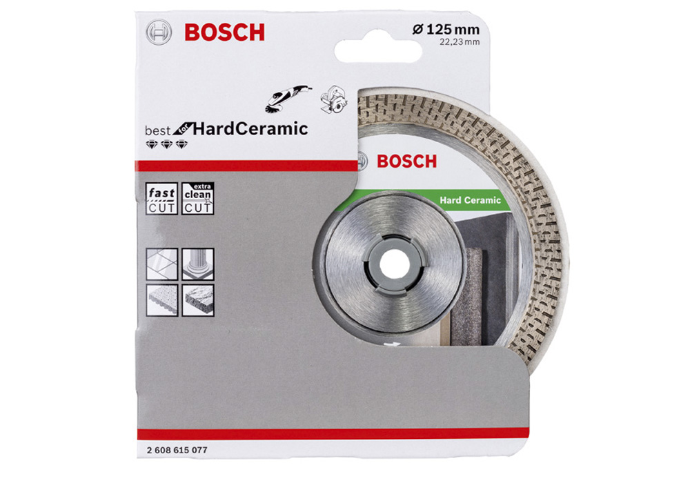 Алмазный отрезной диск Bosch Best for Hard Ceramic, Ø 125/22,23